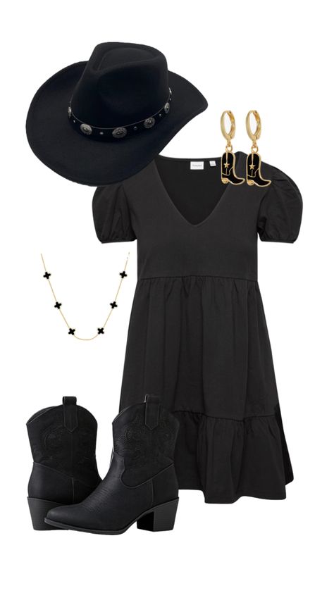 Nfr Fashion Outfits, Outside Concert Outfit Summer, Outside Concert Outfit, Cowgirl Baddie, Outfit Early Spring, Outfit Vaqueros, Vamp Sabbath, Vestidos Country, Cowgirl Life