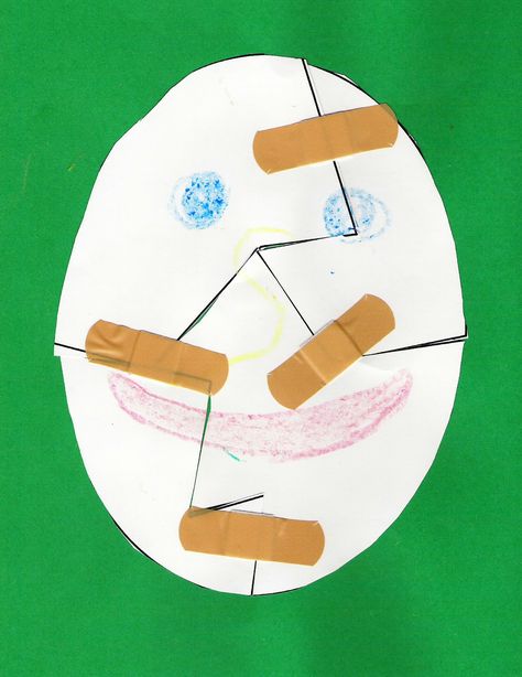 Nursery Rhyme Craft for Kid - This is such a cute idea for a Humpty Dumpty craft for toddler, preschool, or Kindergarten! Humpty Dumpty Craft, Preschool Weekly Themes, Nursery Rhymes Preschool Crafts, Nursery Rhyme Art, Nursery Rhyme Crafts, Fairy Tales Preschool, Nursery Rhymes Preschool, Nursery Rhyme Theme, Fairy Tale Crafts