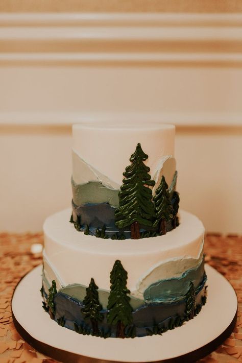 Walking Cake, Mountain Cakes, Hiking Cake, Birthday Cake For Men, Camping Cake, Tårta Design, Cake For Men, Nature Cake, Mountain Cake