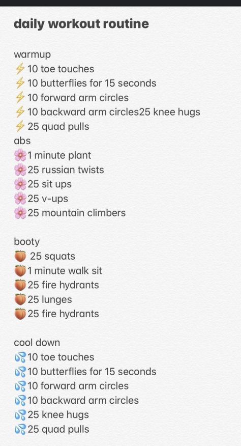 Preppy Workout Routine, Toe Touches Workout, Sport Routine, Morning Workout At Home, Daily Workout Routine, Teen Workout Plan, Girl Workout Routine, Summer Body Workout Plan, Cheer Workouts