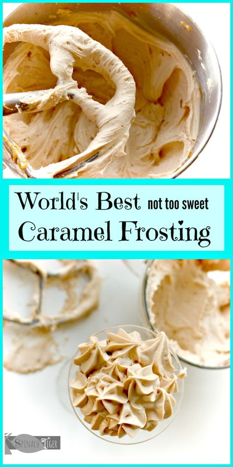 How to Make Caramel Frosting from Spinach Tiger Caramel Frosting Recipe, Salted Caramel Frosting, Cake Filling Recipes, Frosting Recipes Easy, How To Make Caramel, Cake Frosting Recipe, Caramel Frosting, Torte Cupcake, Buttercream Frosting Recipe