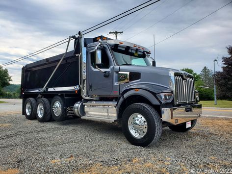 2023 Western Star 49X Tri-Axle Dump Truck (2) | Trucks, Buses, & Trains by granitefan713 | Flickr Western Star Trucks, Credit Card App, Custom Big Rigs, Western Star, Truck Stickers, Sand And Gravel, Big Rig Trucks, Snow Plow, Dump Trucks