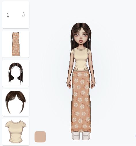 Everskies Summer Outfits, Everskies Dress, Everskies Characters, Sixth Form Outfits, College Clothes, Everskies Fits, Everskies Outfits, Pixel Characters, Virtual Girl