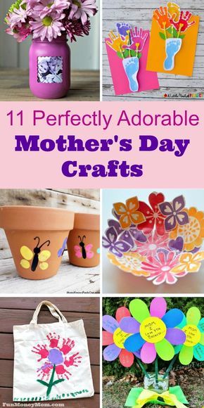 Mother's Day Crafts - Need some great Mother's Day gift ideas? Let the kids create homemade gifts this year with these super cute Mother's Day craft ideas. via @funmoneymom Easy Mothers Day Gifts Diy Kids, Mothers Day Plant Gifts Kids, Kid Made Mothers Day Gifts, Preschool Crafts Mothers Day, Mother’s Day Gift Craft, Preschool Photo Crafts, Mother's Day Gifts From Toddlers, Mothers Day Gifts For Kids To Make, Mom And Me Crafts