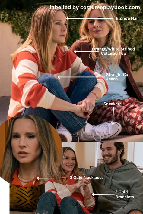 I absolutely loved Kristen Bell's outfits in "Nobody wants this!" Full costume guide for Joanne and Noah (Ick Episode #6) here: https://costumeplaybook.com/tv-shows/5984-nobody-wants-this-netflix-outfits/ Joanne Outfits Nobody Wants This, Nobody Wants This Tv Series Outfits, Joanne Nobody Wants This Outfit, Nobody Wants This Netflix Outfits, Kristen Bell Nobody Wants This Outfits, Duck Dynasty Costumes, Miley Cyrus Costume, Netflix Outfits, Best Couples Costumes