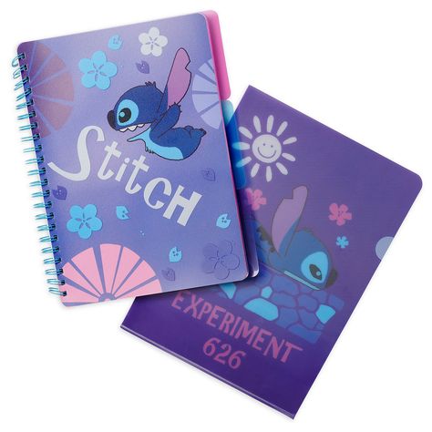 Product Image of Stitch Stitch Notebook and Folder Set # 1 Stitch Notebook, Stitch School, Disney Acrylic Nails, Girl School Supplies, Stitch Toy, Lilo And Stitch Drawings, Disney Souvenirs, Stitch Drawing, Stitch Clothes