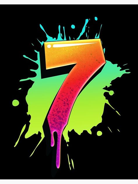 Graffiti Letters And Numbers, Tag Numbers Graffiti, Grafitti Numbers Design, 13 Graffiti Number, 7 Graffiti Number, Graffiti Numbers 1-10, Graffiti Numbers, Paint Splash, Paw Patrol