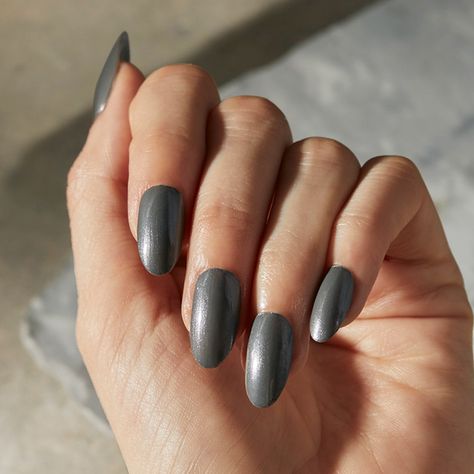 Help clients go grey the nature-inspired way with #CleanSlate, a mesmerizing metallic. #OPI #OPIObsessed #ColorIsTheAnswer #GreyNailPolish #GreyNails #GreyMani #NeutralNails #NeutralMani #DarkNeutralNails #DarkNeutralMani #Mani #Nails Opi Clean Slate, Neutral Mani, Opi Fall, Mani Nails, Grey Nail Polish, Clean Slate, Going Gray, Neutral Nails, Nature Inspired