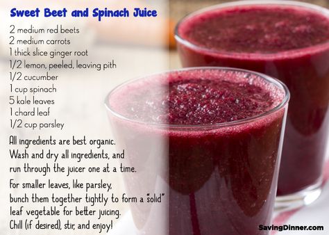 Try this Sweet Beet and Spinach Juice #SavingDinner #Beet #SpinachJuice #Juice #Smoothies My Heart Skips A Beat, Heart Skips A Beat, Spinach Juice, Leaf Vegetable, Kale Leaves, Red Beets, Ginger Root, Chard, Oven Roast