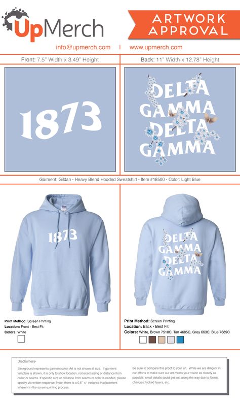 Tri Delta Shirts Design, Tri Delta Apparel, Sorority Tshirts Philanthropy, Tri Delta Shirts, Adpi Rmhc Shirts, Adpi Shirts, Seniors 2023, Sorority Intramural Shirts, Sorority Style Cotton T-shirt With Text Print