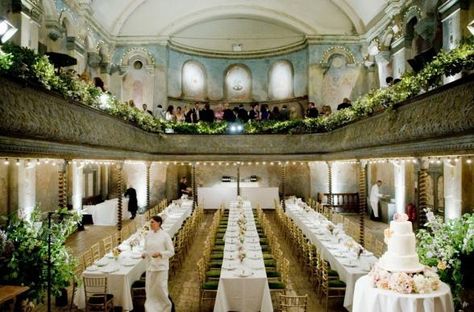 The Venue Report Music Hall Wedding, Ireland Wedding Venues, Unusual Wedding Venues, Modern Wedding Venue, London Wedding Venues, Chevron Wedding, Unusual Weddings, Historic Wedding, Wedding Money