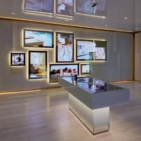 Interactive Technology, Rockwell Group, Modern Office Space, Nightclub Design, Corporate Office Design, Sales Center, Real Estate Office, Hudson Yards, Experience Center