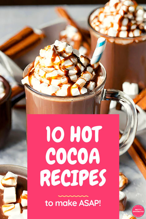 Special Hot Chocolate, Different Hot Chocolate Recipes, Different Hot Cocoa Flavors, Amazing Hot Chocolate Recipe, Hot Cocoa Variations, Unique Hot Chocolate Recipes, Hot Cocoa Recipes, Rich Hot Chocolate Recipe, Unique Hot Chocolate