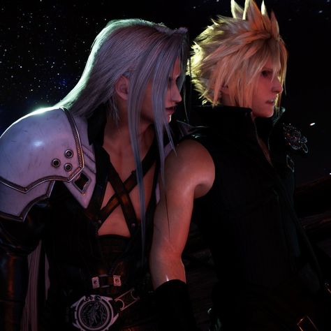 Kingdom Hearts Sephiroth, Cloud And Sephiroth Matching Icons, Cloud Strife X Sephiroth, Sephiroth Pfp, Sephiroth And Cloud, Cloud X Sephiroth, Cloud And Sephiroth, Sephiroth X Cloud, Sephiroth Cloud