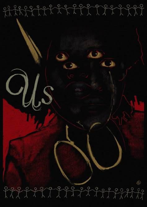 Us 2019, Us Movie, This Is Us Movie, Jordan Peele, Posters For Room, Horror Posters, Movie Covers, Movie Posters Design, Horror Movie Art