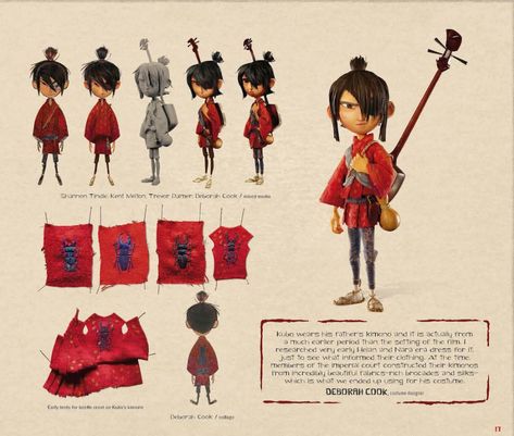 Art Of Books, Laika Studios, Kubo And The Two Strings, Female Samurai, Chara Design, Artwork Inspiration, Scene Art, Male Character, Concept Artist