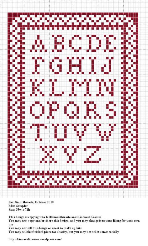 Cross Stitch Mini, Alphabet Quilt, Sampler Cross Stitch, Cross Stitch Alphabet Patterns, Cross Stitch Fonts, Cross Stitch Boards, Cross Stitch Freebies, Mini Cross Stitch, Needlework Embroidery