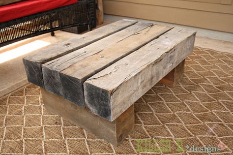 Bench from railway ties Outdoor Coffee Table Ideas, Railway Ties, Railroad Tie, Railroad Ties, Coffee Table Ideas, Short Table, Outdoor Coffee Table, Deck Furniture, Rustic Outdoor