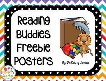 FREE Reading Buddy Posters, Bookmarks and Cards! Reading Buddies Stuffed Animals, Buddy Activities, Progress Monitoring Special Education, Reading Strategies Posters, Reading Buddies, Reading Strategy, Number Posters, Teach Reading, Alphabet Posters