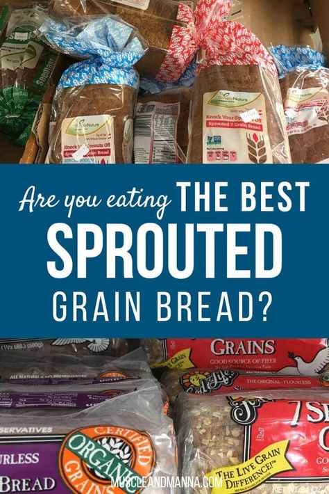 Sprouted grain bread is healthy, but there are so many options does it matter which one you are buying? Is aldi sprouted grain bread the same as ezekiel? Get your questions answered now! #healthy #ezekiel bread Low Glycemic Bread, Healthy Grocery Shopping, Boiled Egg Recipes, Sprouted Grain Bread, Ezekiel Bread, Healthy Snacks To Buy, Sprouted Grains, Snacks List, Protein Lunch