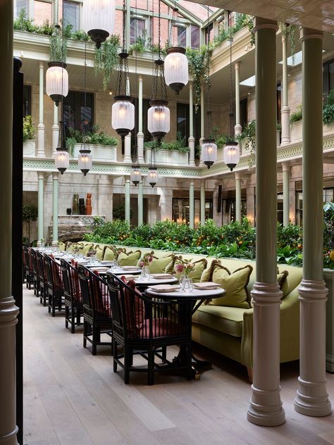 The Londoner Hotel, Best Restaurants In London, Nomad Hotel, Roman And Williams, Restaurants In London, London Hotel, London Bars, London Theatre, Classic Living Room