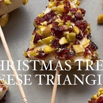 Cheese, Charcuterie, Fun Food Boards & MORE on Instagram: "•CHRISTMAS TREE CHEESE TRIANGLES• The CUTEST little🎄snack you ever did see! And GLUTEN FREE?? No problem, substitute the pretzel tree trunk with a toothpick! 🙌🏻🙌🏻 INGREDIENTS: Laughing Cow cheese triangles dried cranberries shelled pistachios pretzel sticks (optional) HOW TO: 1. Finely chop dried cranberries and pistachios. 2. Peel off cheese wrapper and insert pretzel or toothpick for the “trunk”. 3. Dip the cheese into the finely chopped cranberries and pistachios. 4. THAT’S IT! Quick, easy, and delish! 🚨STARTING TODAY ➡️ My friends @nakanoknives are giving an INCREDIBLE deal on their knives… 30% OFF with my discount code: SEECANDYCOOK! That’s a HUGE deal. Just in time for BLACK FRIDAY shopping! This is the BEST gift Cheese Trees Snack, Laughing Cow Cheese Christmas Trees, Laughing Cow Cheese Christmas Tree, Laughing Cow Christmas Tree, Laughing Cow Christmas Tree Appetizer, Cheese Trees, Shelled Pistachios, Christmas Tree Cheese, Cheese Tree