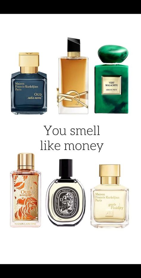 Check the link to find out how you can purchase these perfumes and smells so good! Perfumes mentioned: You smell like money: Maison Francis Kurkdiian Oud Satin Mood YSL Libre Intense Armani Prive Vert Malachite Lancome Oud Bouquet Diptique Do Son Maison Francis Kurkdijan Gentle Fluidity Gold You smell so classy: Parfums de Marly Delina Valentino Donna J'Adore Dior Armani Prive Rouge Malachite Chanel Gabrielle Essence Armani Si Passione You smell so sweet: Burberry Her Elixir Killian Love Don't Be Shy Aquolina Pink Sugar Jean Paul Gaultier Scandal Sabrina Carpenter Sweet T Satin Mood Perfume, You Smell Expensive Perfume, Vert Malachite Armani, How To Smell Like Old Money, You Smell Expensive, Oud Mood Perfume, Mfk Oud Satin Mood, Old Money Parfum Woman, Do Son Diptyque