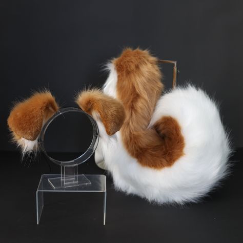 **The tail is cut out of seven pieces of cloth, three-dimensional, realistic, the production process is more complex than ordinary tail, and more time. ** ❤️❤️ We insist on original design and high quality raw materials and fine workmanship as our goal! ❤️❤️Every ear is made of high quality faux fur which is fixed on the metal frame,and ears' inner is iron thread,so the headband is freely adjustable Dimension:From hair band to ear tip about 4.8 Inches（12 cm）,tail is 24 Inches(60cm). Shipment:Fre Tail And Ears Set, Puppy Ears And Tail Set, Kemonomimi Ears And Tail, Dog Ears And Tail, Puppy Ears And Tail, Puppy Ears Headband, Dog Ear Headband, Husky Tail, Wolf Ears And Tail