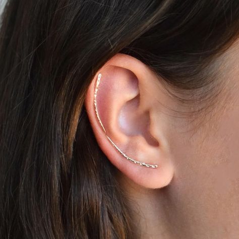 ✨Simple, stunning, and oh-so-chic! Our Ear Climbers bring a subtle twist of elegance to your everyday style. Wear it solo or stack it up – your ear, your vibe! 💫 #moonlidesigns #minimalistjewelry #earclimbers #everydayelegance #simplestyle #jewelryaddict #jewelrygoals #delicatedesign #jewelryinspo Ear Climbers, Jewelry Inspo, Minimalist Jewelry, Everyday Style, Wear It, Simple Style, Everyday Fashion, Twist, How To Wear