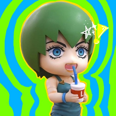 Foo Fighters Nendoroid, Jojo Foo Fighters Icon, Foo Fighters Icon Jojo, Jjba Nendoroids Icons, Foo Fighters Jojo Pfp, Jjba Nendoroids, Jjba Foo Fighters, Jojo Foo Fighters, Ff Jjba