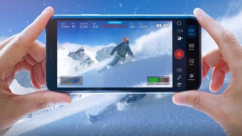 Blackmagic Design today announced the launch of Blackmagic Camera, a new iPhone app that integrates with Blackmagic Cloud and uploads Digital Film Camera, Smartphone Filmmaking, Camera Application, Film Shoot, Iphone Storage, Iphone Features, Camera App, Camera World, Blackmagic Design