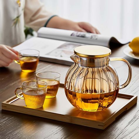 I am in love with this glass teapot! So beautiful and useful! Glass Kettle, Floral Teapot, Pumpkin Cups, Outdoor Barbecue, Moka Pot, Pitcher Set, Water Kettle, Glass Teapot, Small Pumpkins