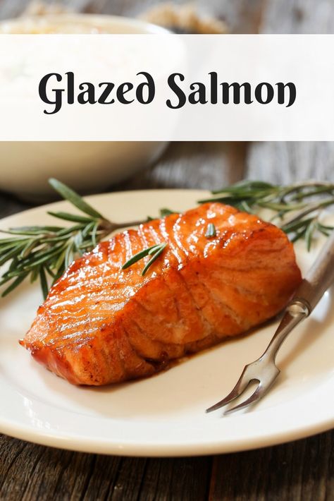 Glazed Broiled King Salmon Recipe - My DairyFree GlutenFree Life King Salmon Recipe, Fish Recipes Dairy Free, Maple Glazed Salmon, Broiled Salmon, Vegetarian Meal Plan, King Salmon, Easy Fish Recipes, Spicy Salmon, Fish Recipes Healthy