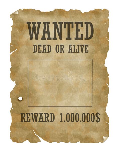 Wanted Dead Or Alive Poster, Reward Poster, Wanted Poster Template, Western Clip Art, Dead Alive, Wings Wallpaper, Paper Structure, Poster Template Free, Theme Tattoo