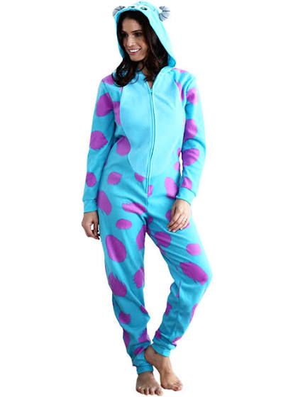 Disney Character Costumes, Disney Costumes For Adults, Sully Costume, Costumes For Adults, Pajama Costume, Disney Movie Characters, Pajama Outfit, Pajama Day, Women Costume