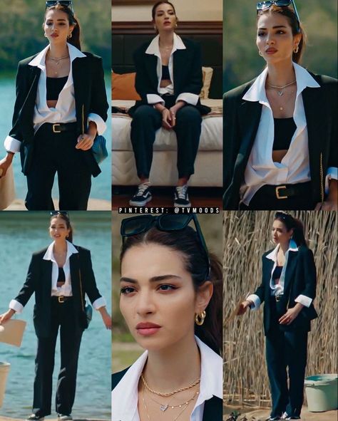 Melisa Pamuk Outfits, Melisa Asli Pamuk Style, Actress Outfits, Turkish Outfit, Minimalism Clothes, Female Clothes Outfits, Modest Casual Outfits, Classy Wedding Dress, Tv Show Outfits