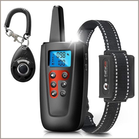 Paipaitek Dog Training Collar No Shock, 3300ft Range Vibrating Dog Collar, IPX7 Waterproof Stop Dog Barking, Dog Shock Collar, Training Dogs, Waterproof Dog Collar, Dog Swimming, Shock Collar, Training Collar, Dog Training Collar, Training Tools