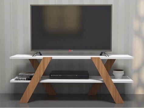 Mesa Para Lcd Led Moderna Living Rack Comedor Melamina - $ 2.770,00 en Mercado Libre Glamorous Home, Flat Screen Tv Stand, Bedroom Decorating Tips, Sitting Room Design, Tv Stand Designs, Tv Unit Furniture, Flat Screen Tv, Living Room Tv Stand, Tv Unit Design