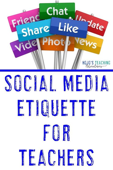 Are you a teacher? Then you need to read these social media tips for teachers. You'll find great ideas to keep in mind whether you're new to the profession or a veteran who's been around for years. Online etiquette is so important! Online Etiquette, Think Before You Post, Halloween Math Centers, Social Media Etiquette, Remote Teaching, Tips For Teachers, Organized Classroom, Elementary Music Teacher, Classroom Culture