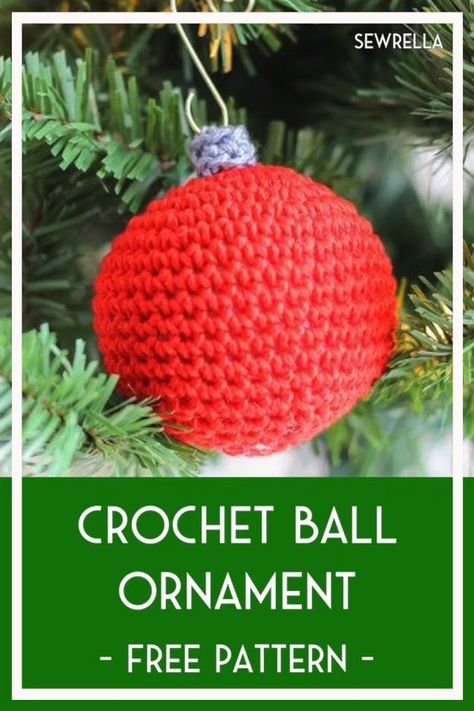 Christmas Ornaments Design, Crochet Christmas Ornaments Free Pattern, Crochet Christmas Ornaments Free, Crochet Ornament Patterns, Crocheted Christmas, Crochet Ball, Crochet Xmas, Crochet Christmas Trees, Crochet Christmas Decorations