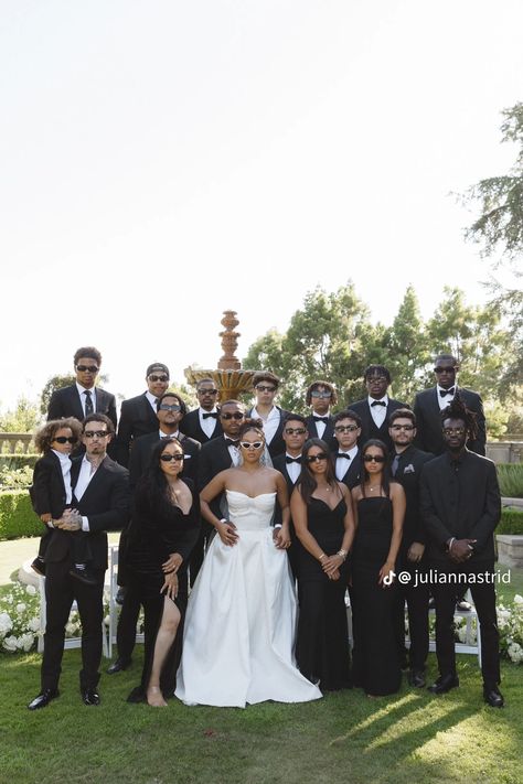 Black People Weddings, Black And White Wedding Theme, Dream Wedding Decorations, White Wedding Theme, Wedding Expo, Fancy Wedding Dresses, Pose Idea, Bridal Photoshoot, Future Wedding Plans