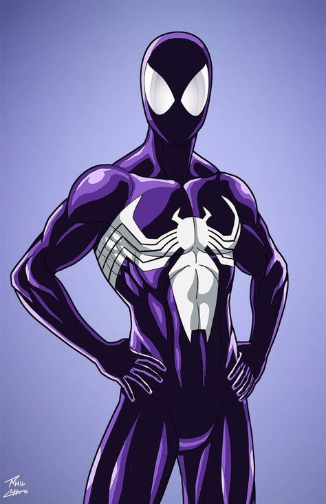 Spider Man Black Suit, Spiderman Ultimate, Symbiote Spider Man, Spider Venom, Phil Cho, Symbiote Spiderman, Spiderman Coloring, Spiderman Drawing, Ultimate Spider Man