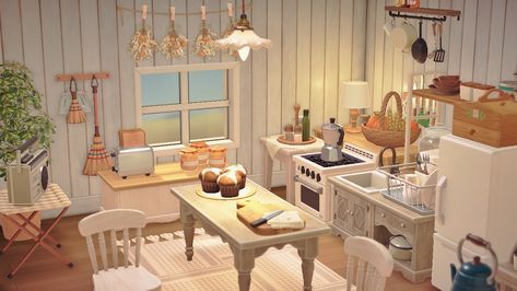 the roost — cozy farmhouse kitchen Kitchen Wallpaper Design, Cozy Farmhouse Kitchen, Living Room Upstairs, Ranch Furniture, Ranch Kitchen, Animal Crossing Characters, Animal Crossing Villagers, New Animal Crossing, Cozy Kitchen