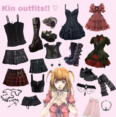 Misa Aname Outfit, Misa Amane Outfit Inspired Clothes, Misa Amane Outfit Ideas, Misa Amane Style Outfits, Misa Amane Clothes, Misa Misa Outfit, Misa Outfit Ideas, Misa Inspired Outfit, Misa Amane Outfit Inspired