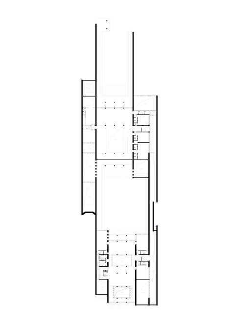 Gallery of The Lanxi Curtilage / Archi Union Architects - 11 Precedent Study, School Floor Plan, School Floor, Architectural Plan, Museum Plan, Galleries Architecture, Co Housing, Chuncheon, Concept Model