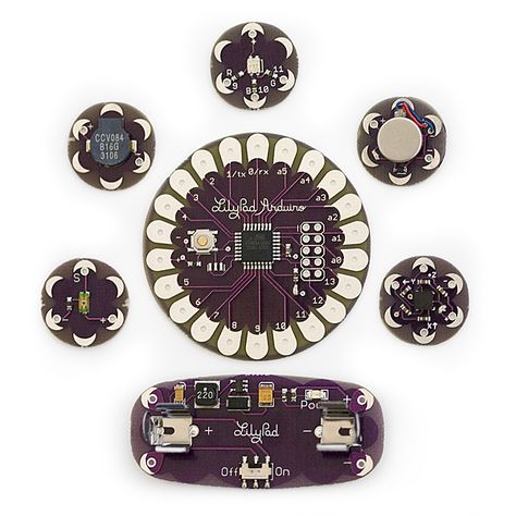 The LilyPad Arduino: a construction kit for electronic textiles. Lilypad Arduino, Fursuit Ideas, Tech Projects, Paper Circuits, Smart Textiles, Wearable Electronics, E Textiles, Art 2024, Pcb Design