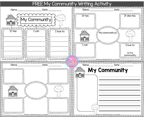 This week, in Social Studies, my first graders are learning all about communities. To get them to think about what's in their community, I ... Social Studies Communities, Communities Unit, Community Helpers Unit, Community Workers, Kindergarten Social Studies, Social Studies Unit, Social Studies Elementary, Community Activities, Social Studies Activities