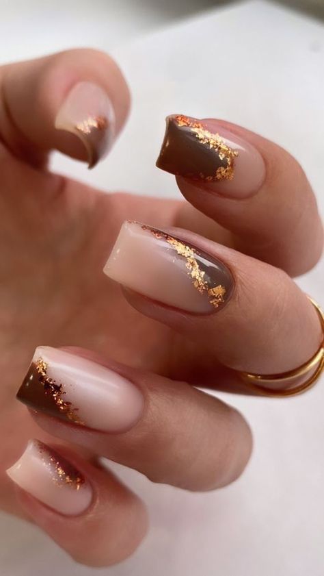 Finger Nail Health - What Your Fingers Are Telling You Brown Nails Design, November Nails, Fall Gel Nails, Vintage Nails, Her Nails, Short Acrylic Nails Designs, Brown Nails, Gel Nail Designs, Autumn Nails