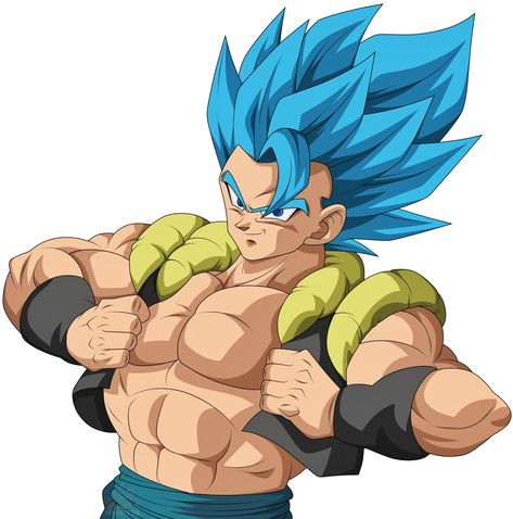 Gogeta Ssj Blue, Gogeta Super Saiyan 4, Bardock Super Saiyan, Gogeta Blue, Render Art, Goku Y Vegeta, Dragon Ball Art Goku, Goku Black, Pin Art