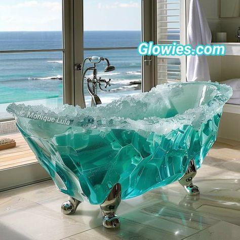 Crystal Furniture, Wood Tub, Stone Tub, Luxury Bathroom Sinks, Classic Cars Trucks Chevy, Beautiful Bathtubs, Glam Bedroom Decor, Glam Bedroom, Bathroom Decor Apartment